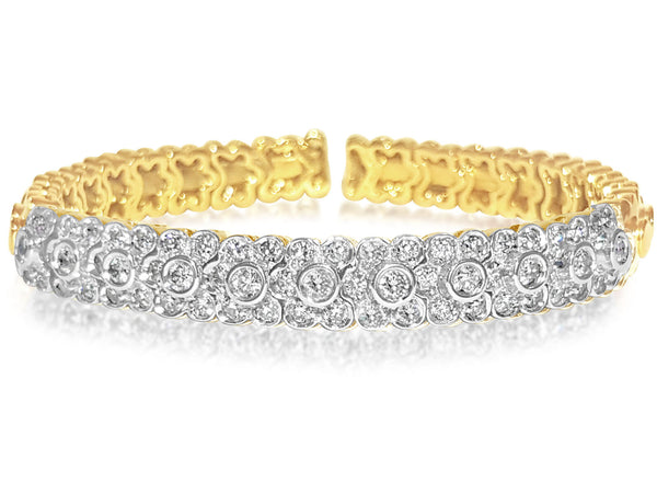 14K Yellow Gold, VS Diamond Bracelet/Bangle Sonia B - Prince The Jeweler 14k-yellow-gold-vs-diamond-bracelet-bangle-sonia-b, Bracelets