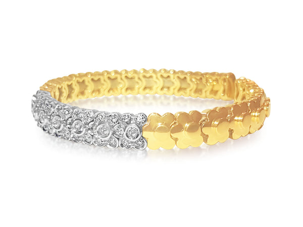 14K Yellow Gold, VS Diamond Bracelet/Bangle Sonia B - Prince The Jeweler 14k-yellow-gold-vs-diamond-bracelet-bangle-sonia-b, Bracelets