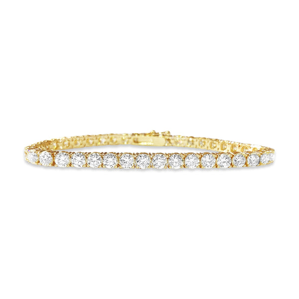 9.20 Carat Diamond Tennis Bracelet 14k Gold - Prince The Jeweler 9-20-carat-diamond-tennis-bracelet-14k-gold, Bracelets