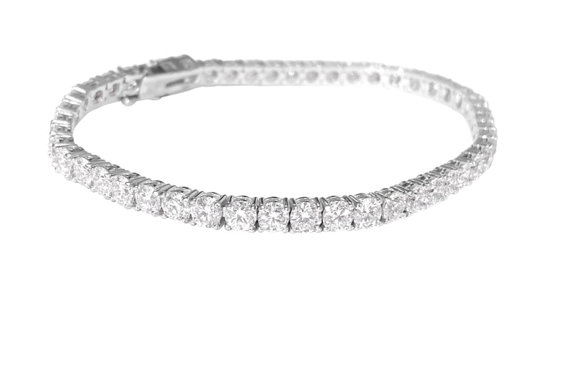 10 carat Diamond Tennis Bracelet Natural Diamond White Gold – Shiree Odiz