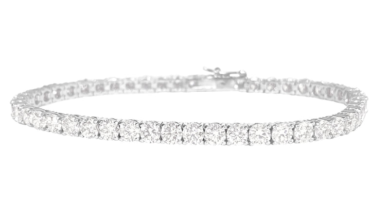 White Gold Round Diamond Tennis Bracelet | Fink's Jewelers